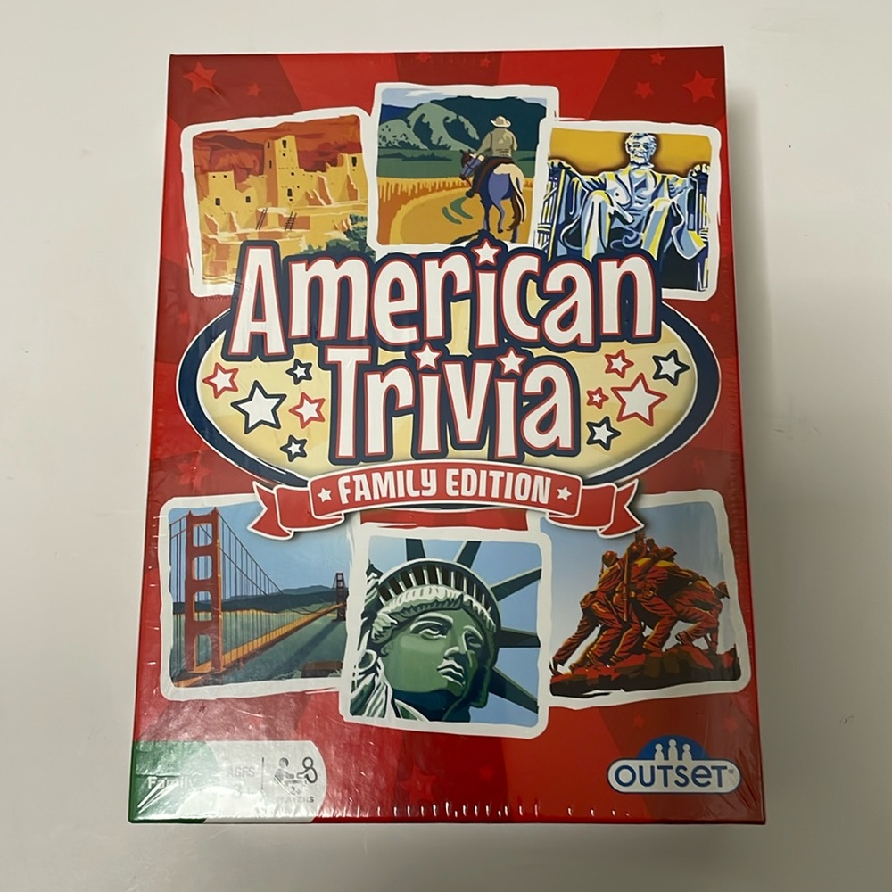 American Trivia Family Edition by Outset Media New in a box Sealed